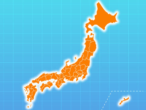 日本列島の全体図